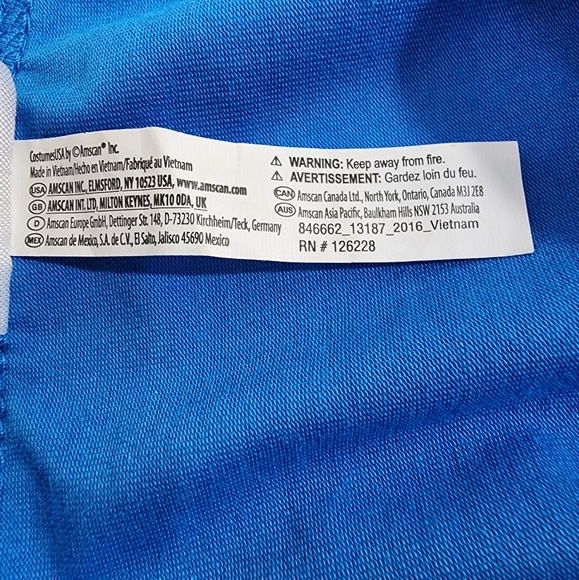 Marvel's Captain America / American Dream Cosplay Costume Crop Top - Picture 7 of 8